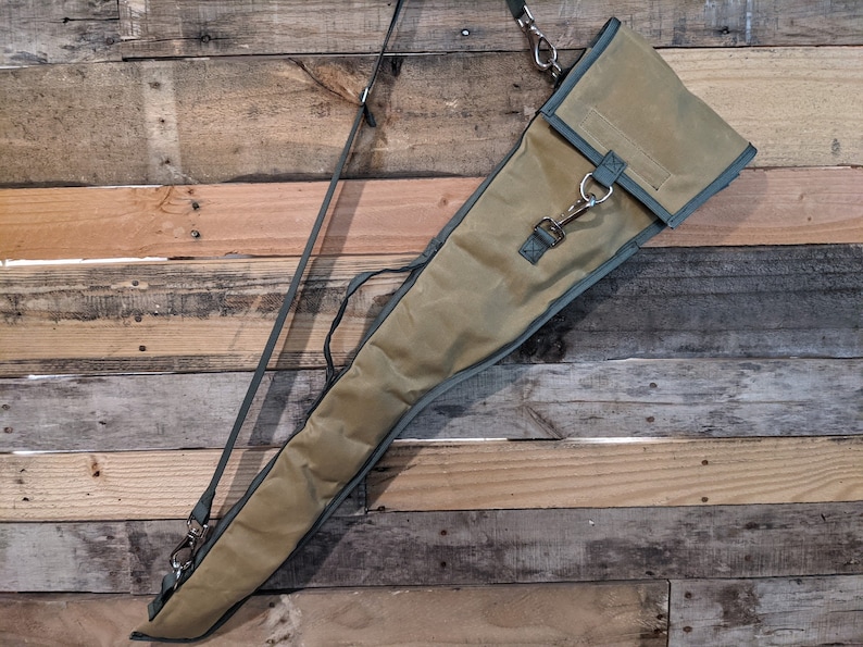Custom Waxed Canvas Rifle Case Etsy