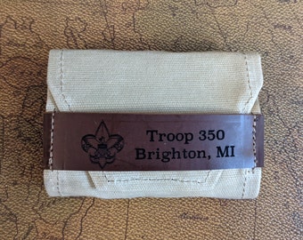 Waxed Canvas Spice Wallet