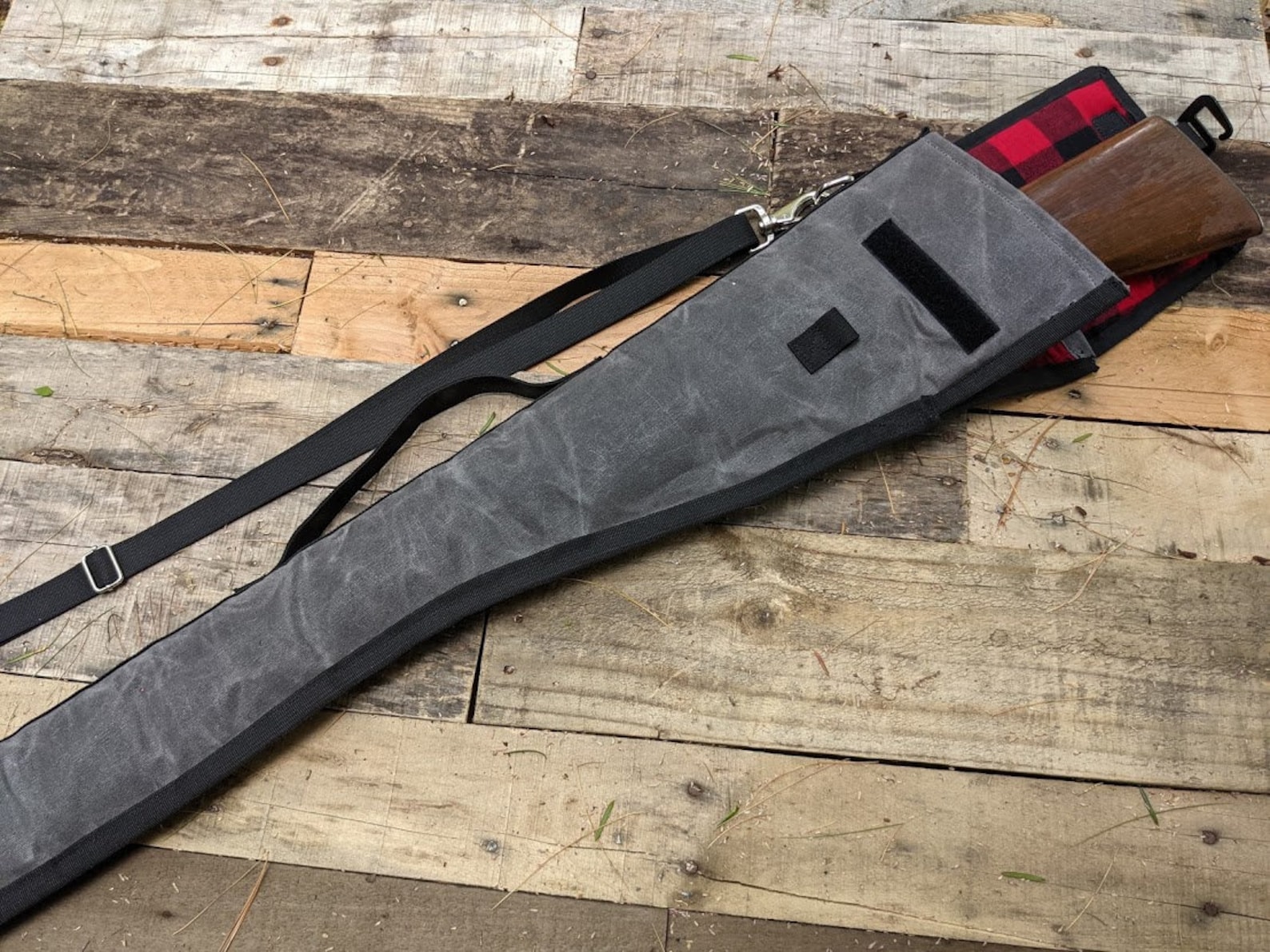 Custom Waxed Canvas Rifle Case Etsy