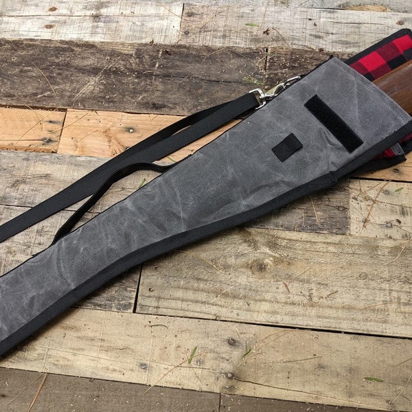 Custom Waxed Canvas Rifle Case