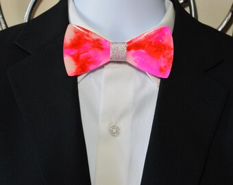 Männer Frauen Fliege Handgemacht Harz Hochzeit Accessoire Formelle Kleidung Verstellbarer Clip Statement Stück Einzigartige Bräutigam Braut Geschenk Besonderes