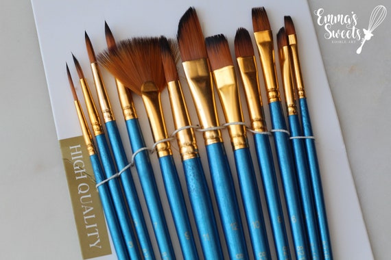 12 Pack Assorted Artist Brushes