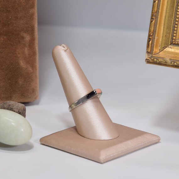 Gr 192 Vintage Old Pawn Zuni Inlay Sterling Silve… - image 7