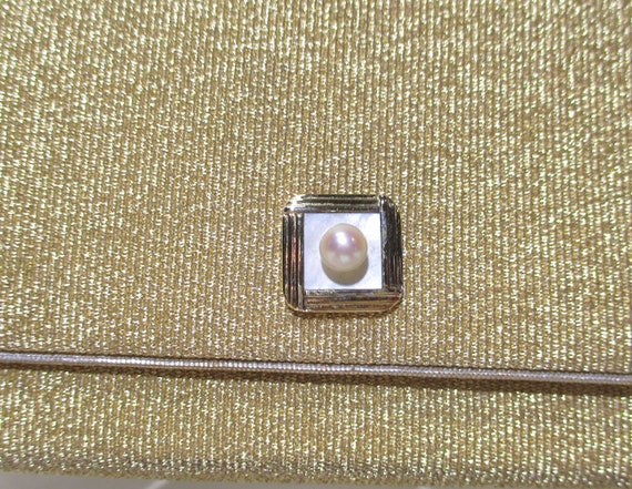 Gr 76 Authentic Mikimoto Silk Purse Clutch Pearl … - image 2