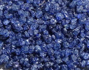 Raw Rough Sapphire - September Birthstone - Boho Gift -  Good Luck Protection Stress Relief