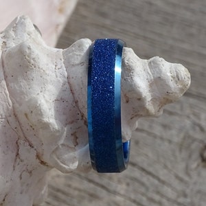 Stainless steel ring,blue stainless steel ring,frosted steel ring,stainless steel ring band,black stainless steel ring band,steel band