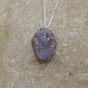 Dainty ruby raw ruby necklace,rough ruby necklace,july birthstone,raw crystal necklace,rough gemstone,chakra,wicca wiccan,rocks gem mineral