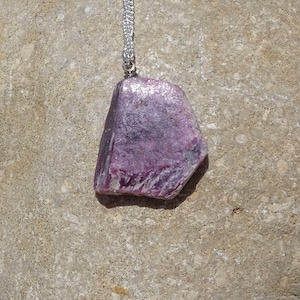 Dainty ruby raw ruby necklace,rough ruby necklace,july birthstone,raw crystal necklace,rough gemstone,chakra,wicca wiccan,rocks gem mineral