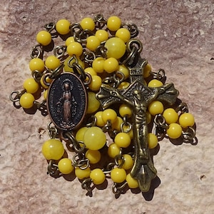 Irish rosary beads,celtic rosary beads,glass rosary beads,catholic rosary beads,first communion,prayer beads,crystal rosary,ave maria