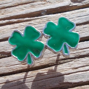 Four leaf clover earrings,celtic earrings,celtic jewelry,irish earrings,irish jewelry,hypoallergenic earrings,celtic stud earrings,