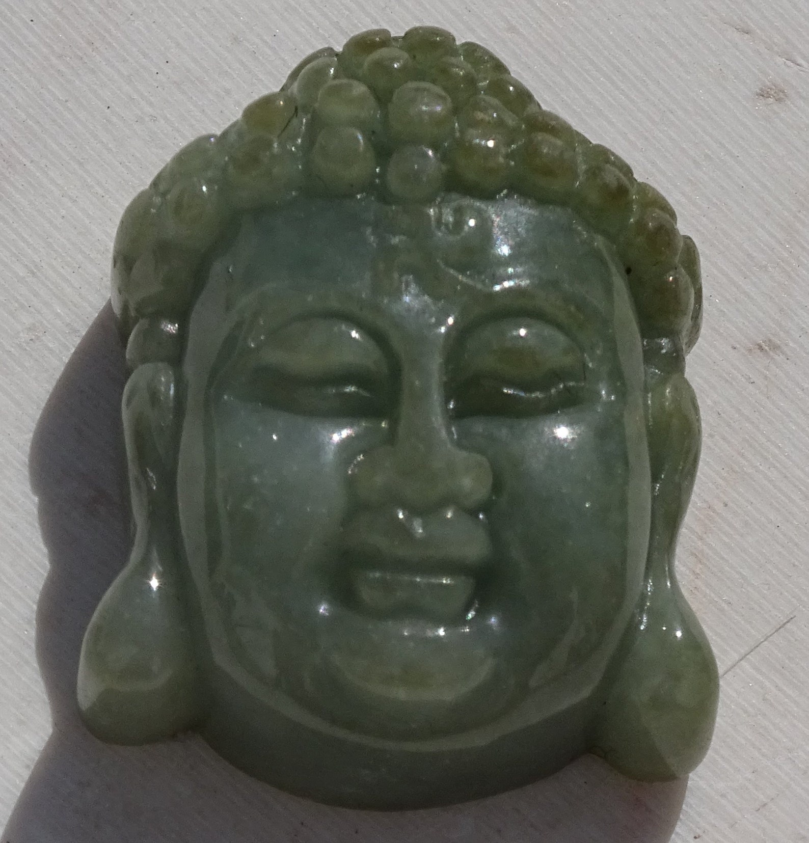 Certified Jade Buddha God Pendantjade Healingcarved Jade Etsy