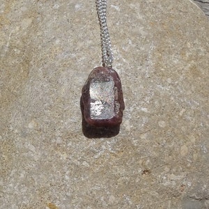 Dainty ruby raw ruby necklace,rough ruby necklace,july birthstone,raw crystal necklace,rough gemstone,chakra,wicca wiccan,rocks gem mineral