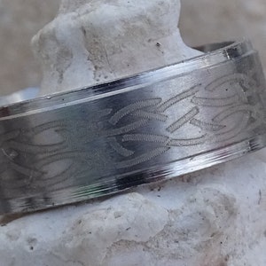 Stainless steel ring,tungsten ring,nordic ring,celtic ring,irish ring,irish jewelry,celtic knot ring,irish celtic ring,irish wedding band