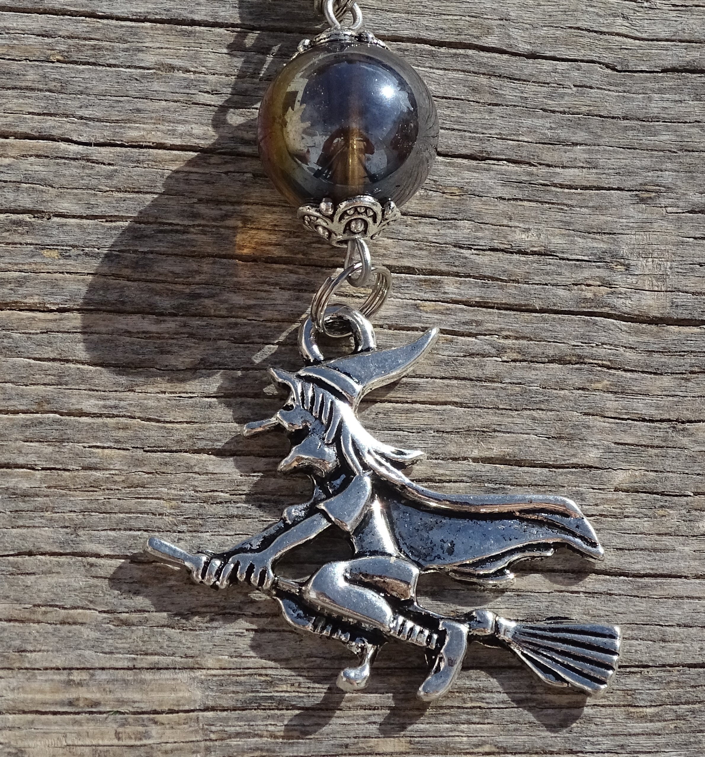 Witch car mirror charmbag tag charmpurse charmrear view Etsy