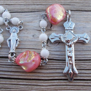 Rosary beads, catholic rosary beads,rosaries,first communion gift,five decade rosary,gemstone rosary,prayer beads,crystal rosary,crucifix