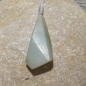 Dainty raw burmese jade necklace,rough jade necklace,raw crystal necklace,chakra,wicca,rocks gems minerals