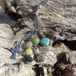 Car mirror charm,bag tag charm,ankh purse tag charm,rear view mirror charm,auto charm,travel protection,car travel charm,good luck charm