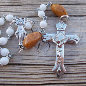 Rosary beads,catholic rosary beads,rosaries,first communion gift,five decade rosary,gemstone rosary,prayer beads,crystal rosary,alabaster
