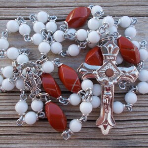 Rosary beads, catholic rosary beads,rosaries,first communion gift,five decade rosary,gemstone rosary,prayer beads,crystal rosary,crucifix