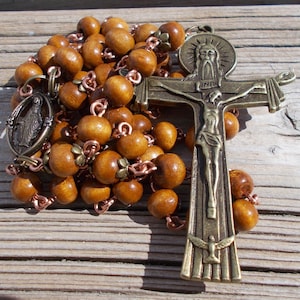 Rosary beads,catholic rosary,rosaries,first communion gift,personalized rosary,wooden rosary beads,prayer beads,wood rosary,crucifix,cross