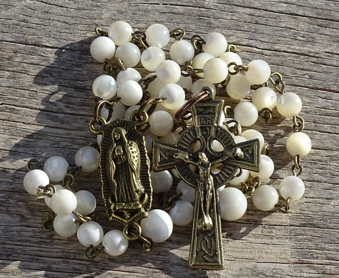 Perles de chapelet chapelet catholique chapelet chapelets Etsy France