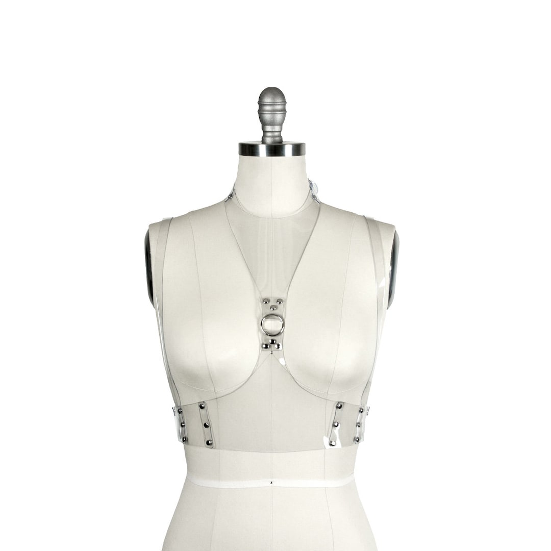 VERGE HARNESS - Clear PVC Harness - Underbust Vest Harness