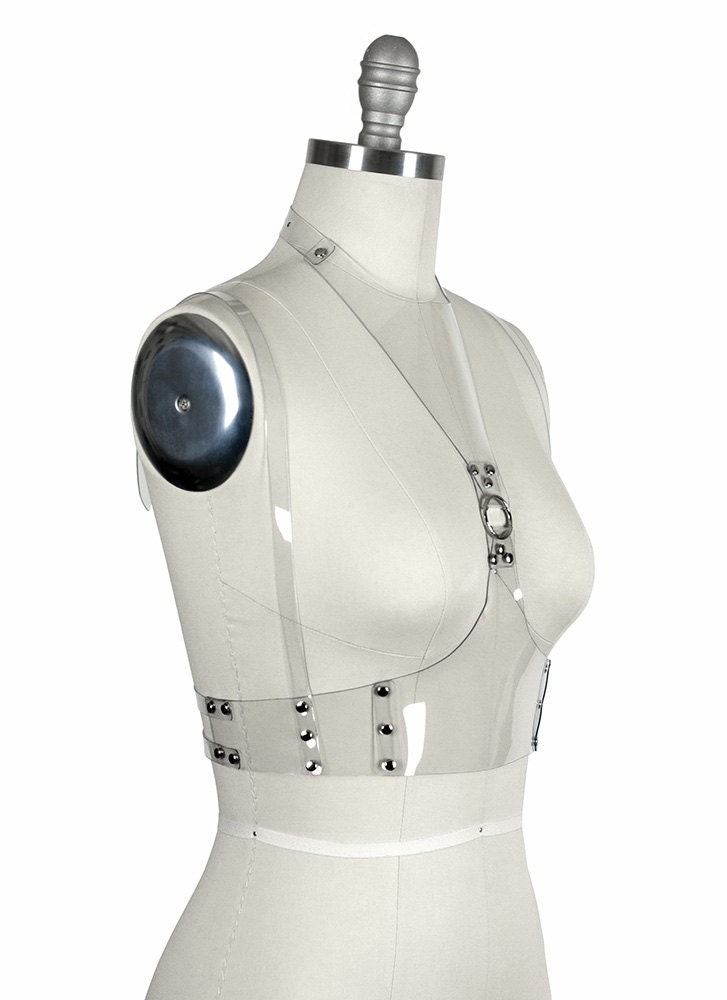 か*な様 MURRAL Dripping clear harness (Clea VERGE HARNESS - Clear PVC Harness - Underbust Vest Harness