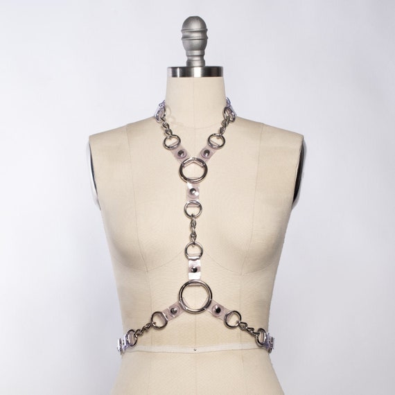 アクセサリー Perfume Closet Pearl Chain Harness Chain Bikini Harness Necklace | Sexy Pearl Bikini Body Chain
