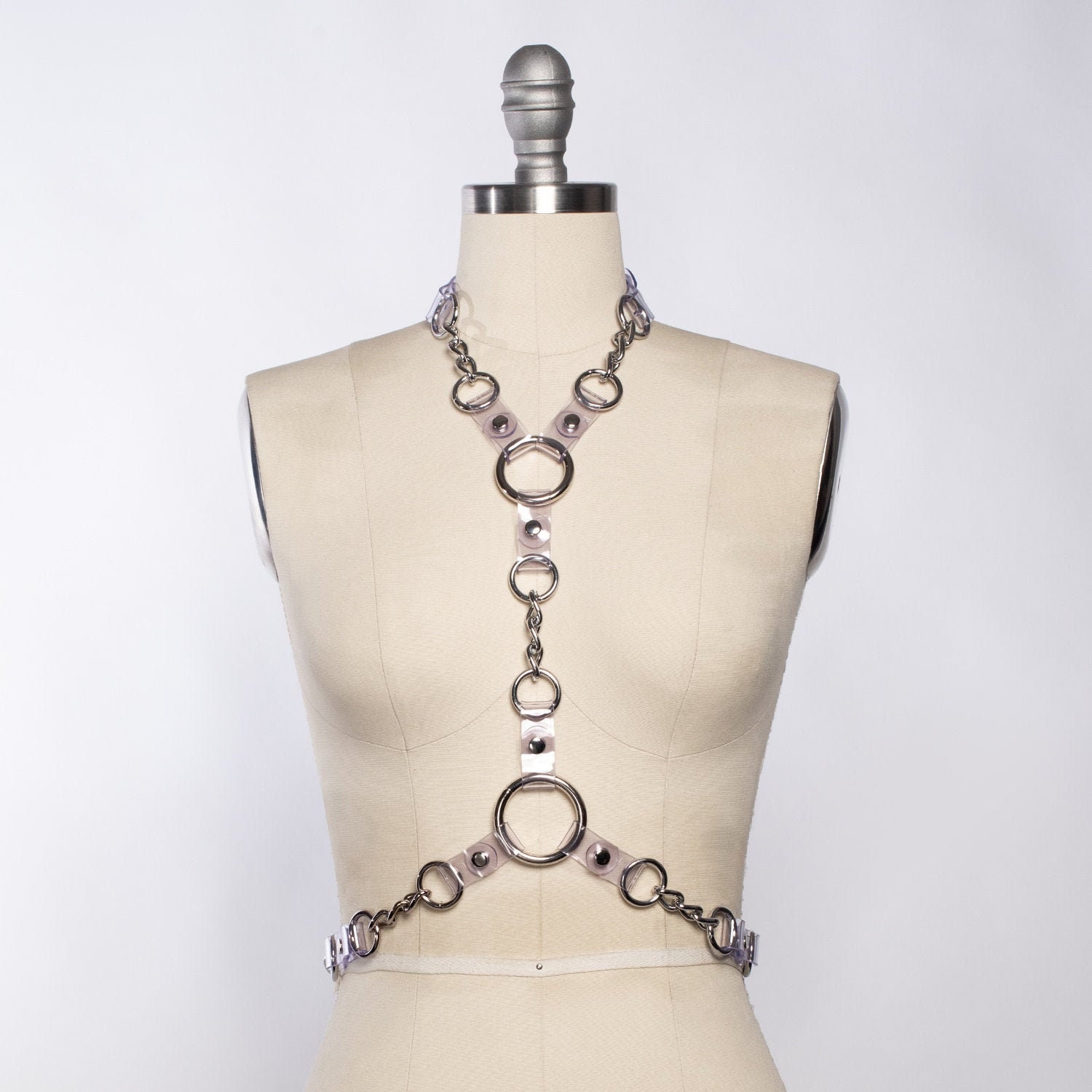 Industrial Chain Harness Clear Pvc Harness Chains Metal - Etsy