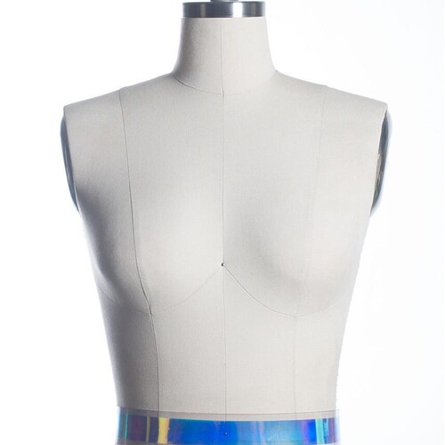 Ceinture holographique : PVC irisé, mode festival