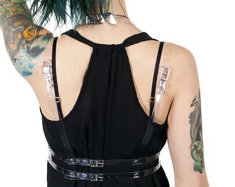 か*な様 MURRAL Dripping clear harness (Clea VERGE HARNESS - Clear PVC Harness - Underbust Vest Harness