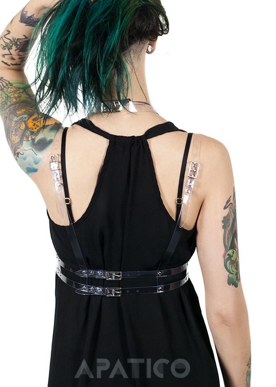 VERGE HARNESS - Clear PVC Harness - Underbust Vest Harness