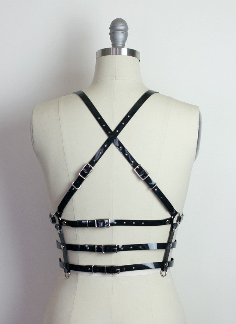 CAGE HARNESS Clear PVC Harness Translucent Vinyl Top - Etsy