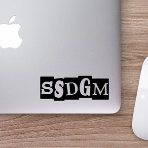 Adhesivo de vinilo SSDGM para coche, portátil, MacBook y más. El regalo perfecto para los fans de Murderino.