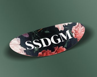 SSDGM Vinyl Sticker | My Favorite Murder Laptop Stickers, Stay Sexy Don't Get Murdered (WATERPROOF)