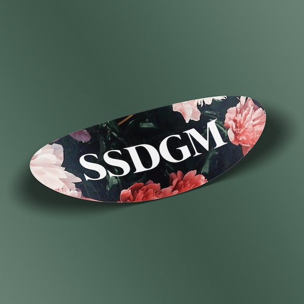 SSDGM Vinyl Sticker | My Favorite Murder Laptop Stickers, Stay Sexy Don't Get Murdered (WATERPROOF)