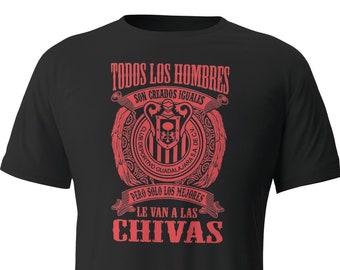 Solo Los Mejores Le van a las Chivas Guadalajara Black t-shirt tshirt playera