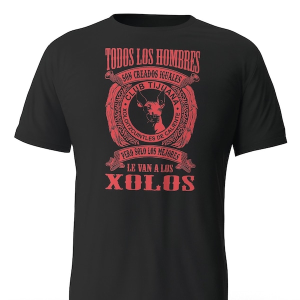 Solo Los Mejores Le van un t-shirt Los Xolos Tijuana noir tshirt t shirt playera