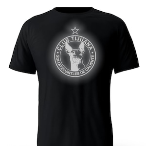 Xolos Tijuana Futbol Mexico Black Reflective Logo T-Shirt playera