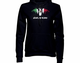 Guerrero Mexico Eagle Flag Black  Pullover  Hoodie Hoody Sudadera Sweatshirt