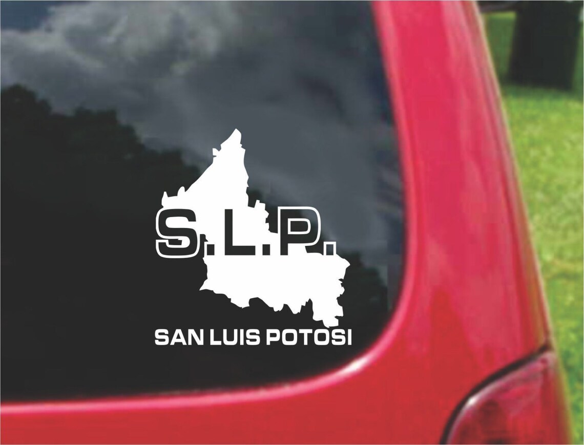 thumbnail image 2 of 2-Pack Tamaulipas Mexico Outline Map Stickers / Decals – 20 Colors To Choose From 2 of 5