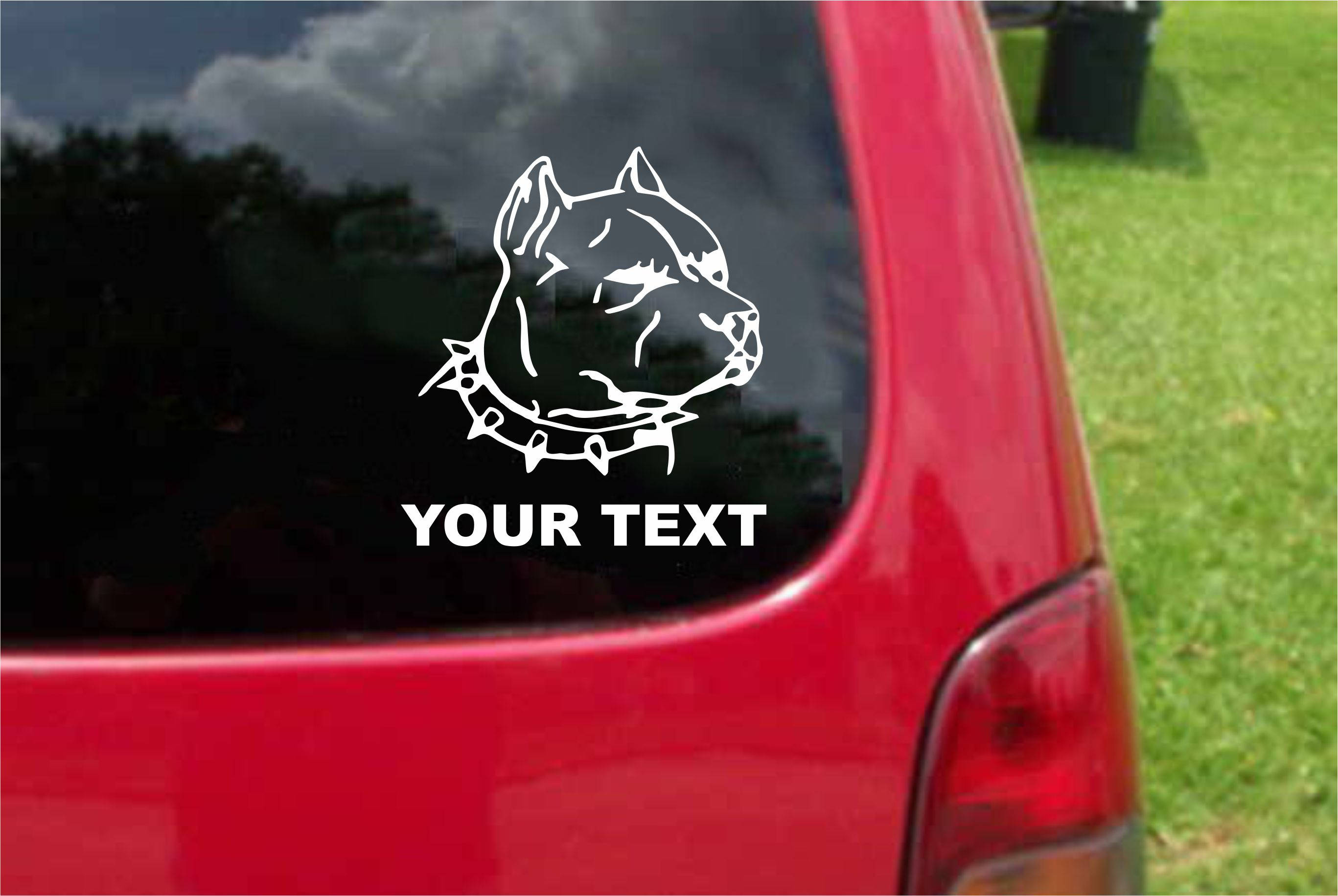 Autoaufkleber American Staffordshire Terrier Hundeaufkleber Auto Aufkleber  A4116