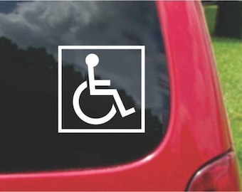 Pack Autocollants Sécurité Handicap Pour Voiture Personne Handicapé
