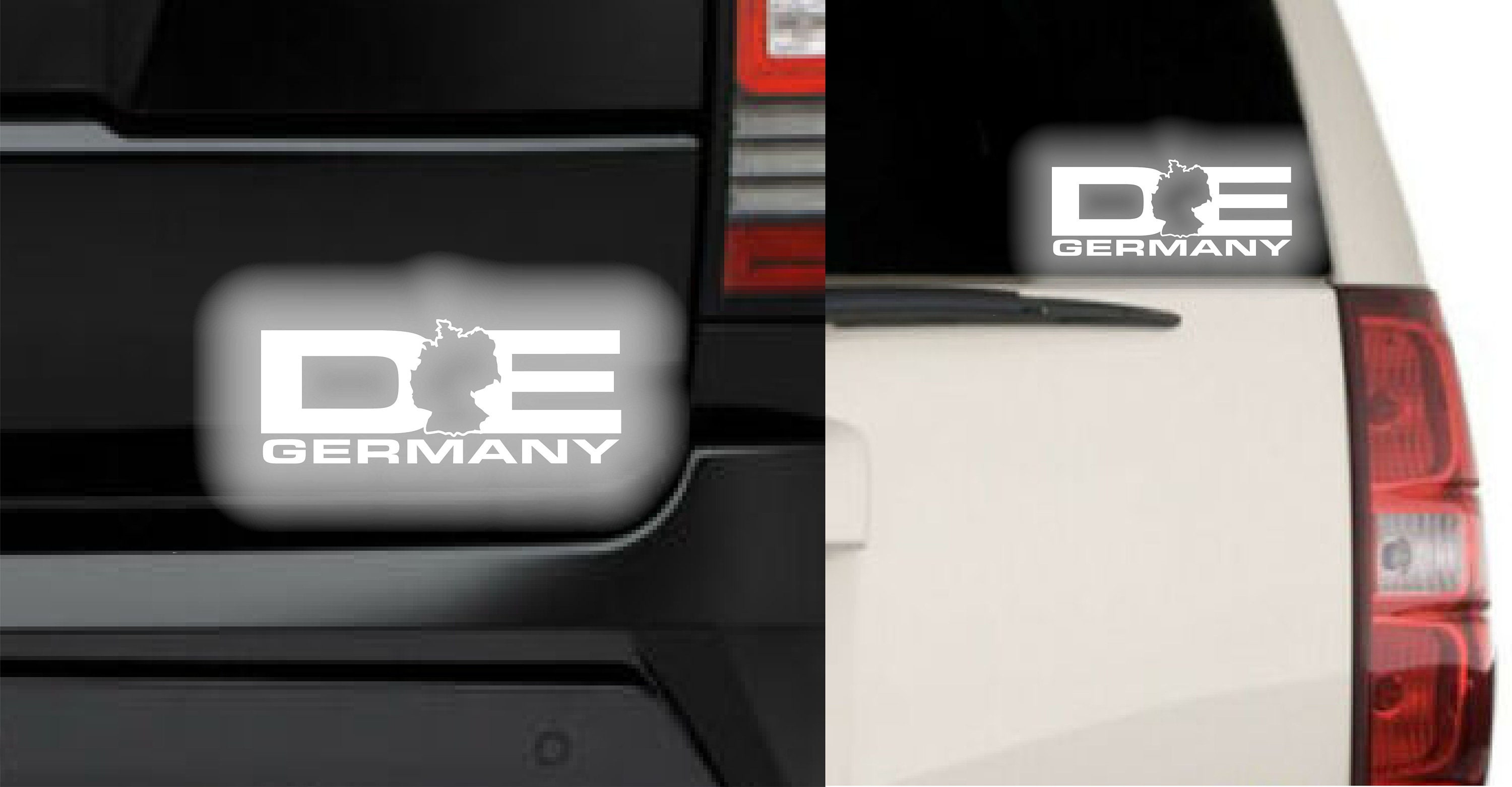 Germany DE Reflective Sticker Decal - Etsy