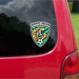 2 Pieces Jaguares De Chiapas Futbol Mexico  Decals Stickers Full Color/Weather Proof. U.S.A Free Shipping