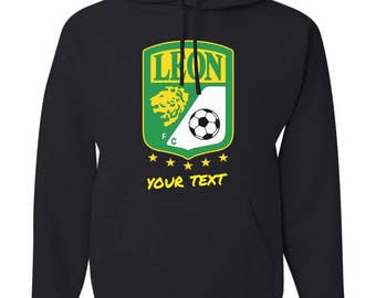 Leon La Fiera Mexico Hooded Sweatshirt Hoodie Hoody Sudadera With Custom Text(optional)