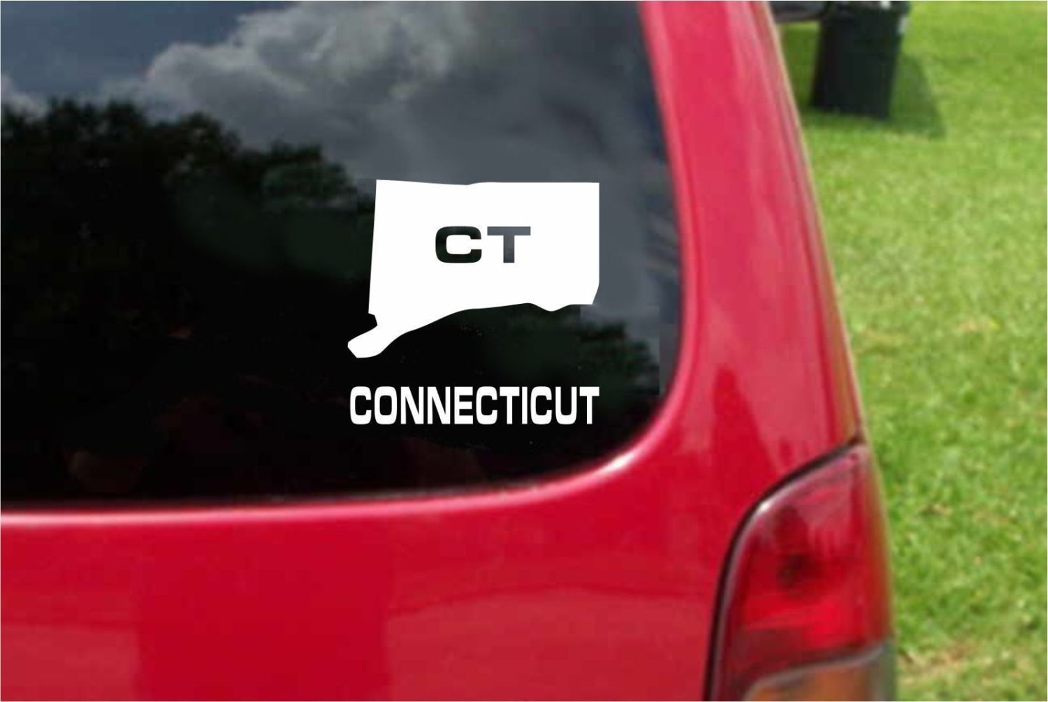 2 Connecticut CT State Outline Decals - Car Window Stickers - Etsy