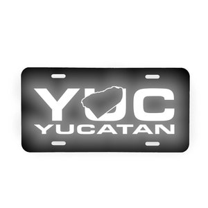 Yucatan YUC Mexiko Aluminium Nummernschild Platz 6 &quot;x 12&quot; Reflektierende Grafik