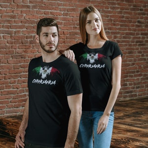 Chihuahua Mexico Eagle Flag Black T-Shirt playera Black t-shirt tshirt t shirt playera