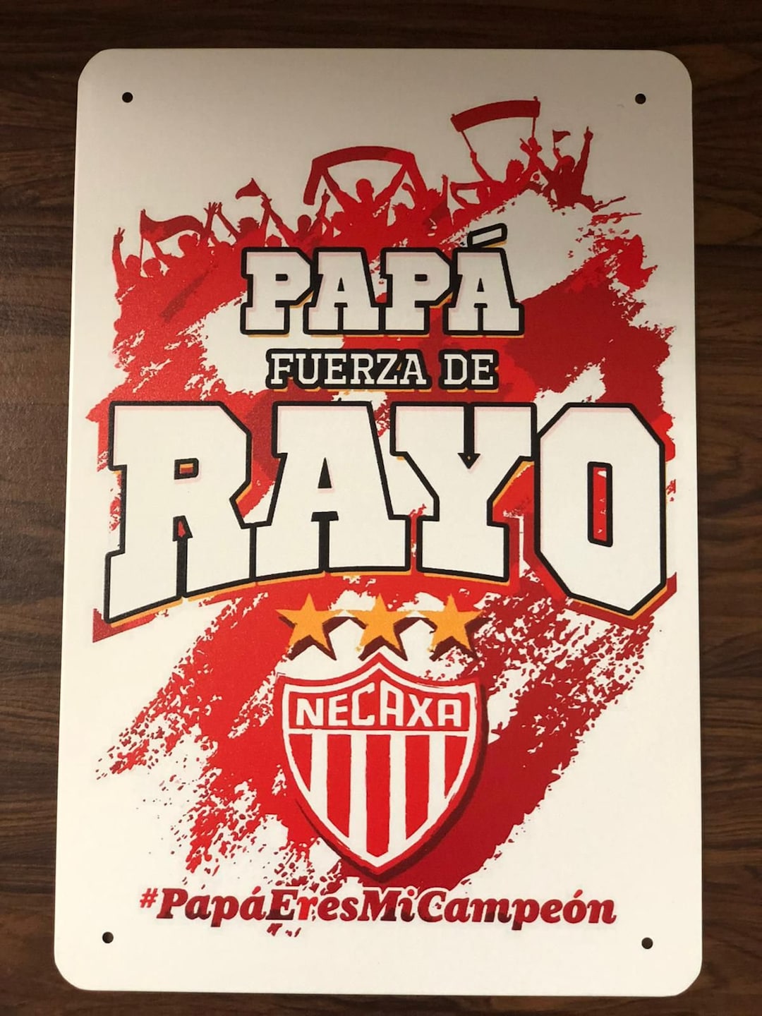 Papa Fuerza De Rayo Rayos Del Necaxa Aguascalientes Futbol - Etsy